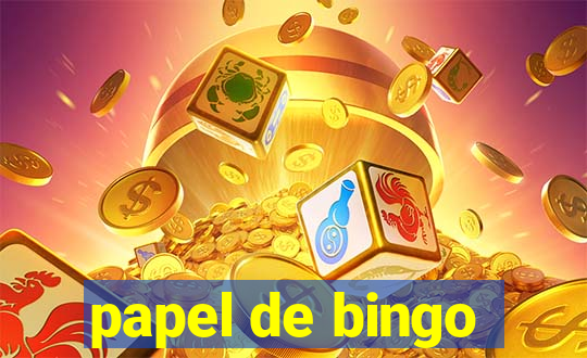 papel de bingo