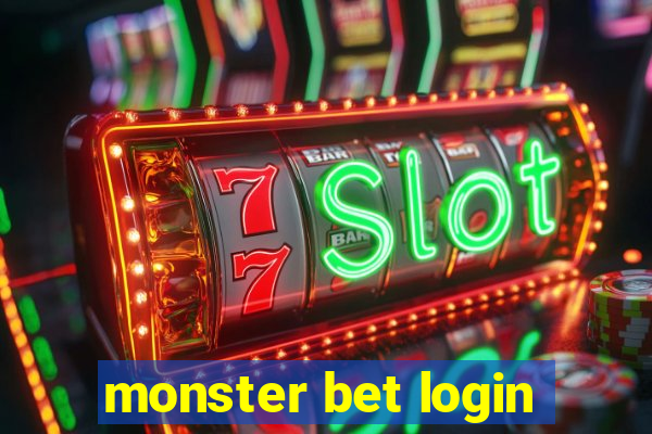 monster bet login