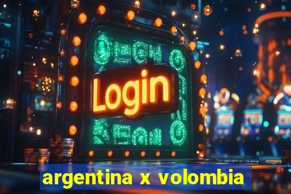 argentina x volombia