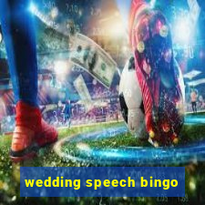 wedding speech bingo