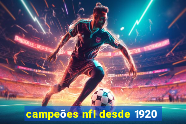 campeões nfl desde 1920