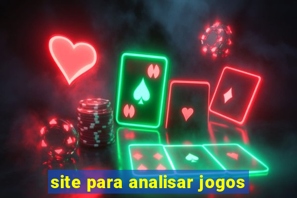 site para analisar jogos