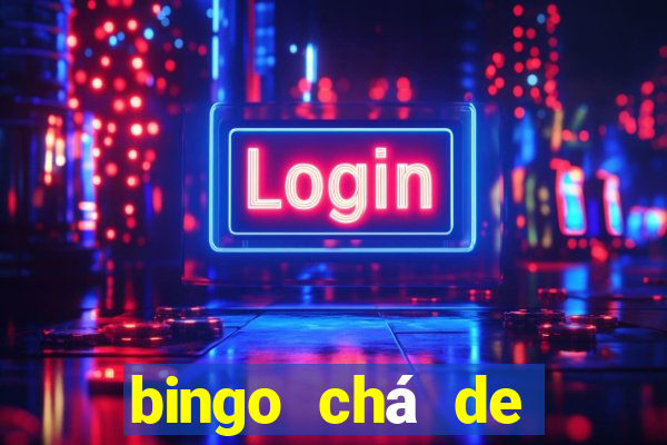 bingo chá de bebê excel