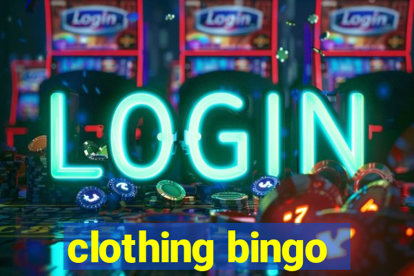 clothing bingo