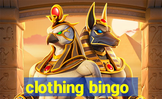 clothing bingo