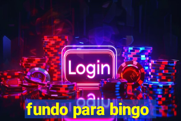 fundo para bingo