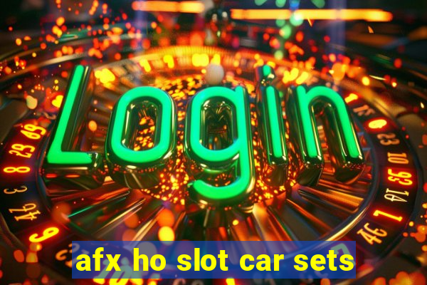 afx ho slot car sets