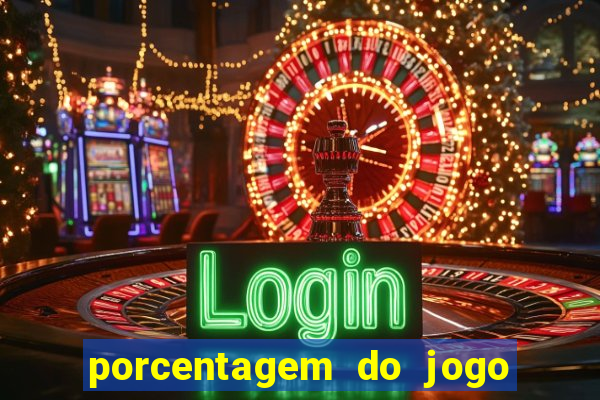 porcentagem do jogo fortune tiger