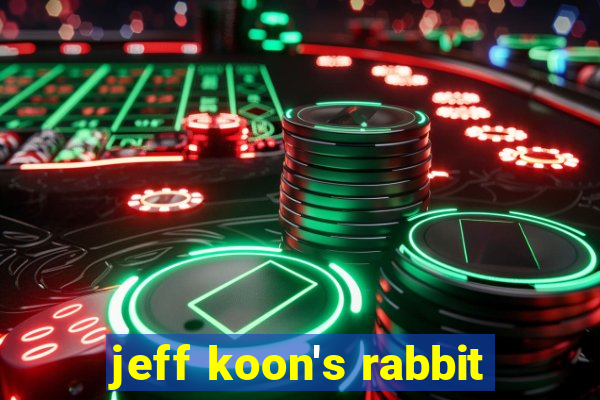 jeff koon's rabbit