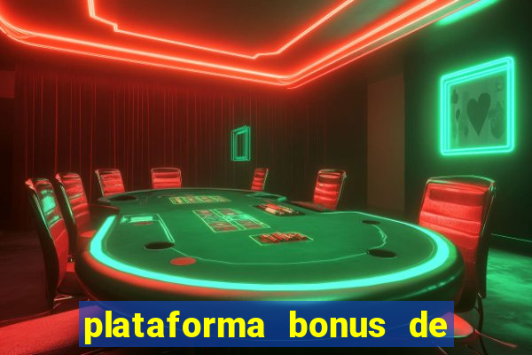 plataforma bonus de cadastro sem dep贸sito