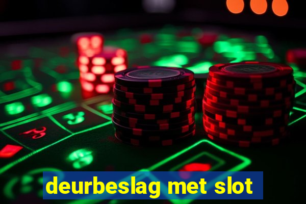 deurbeslag met slot