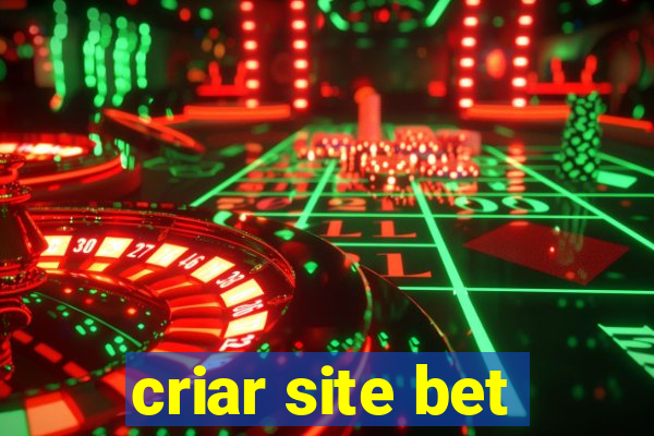 criar site bet