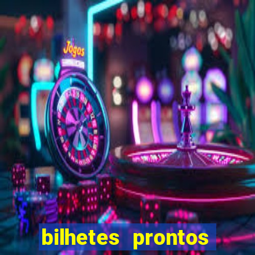 bilhetes prontos futebol hoje