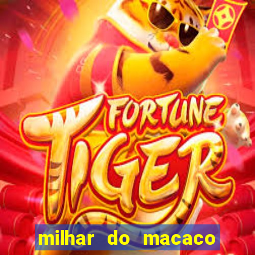 milhar do macaco que mais saem no jogo do bicho
