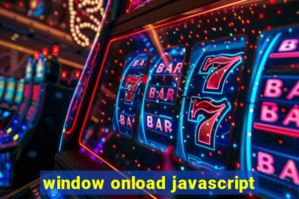 window onload javascript
