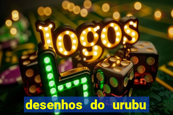 desenhos do urubu do flamengo para colorir