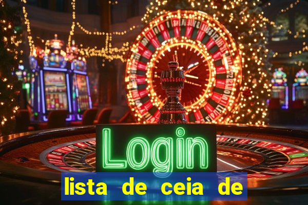 lista de ceia de natal para 20 pessoas