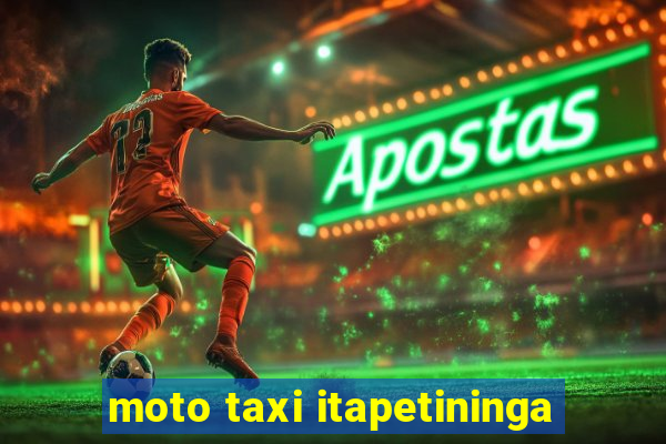 moto taxi itapetininga
