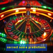 correct score predictions