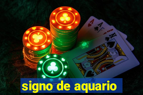 signo de aquario