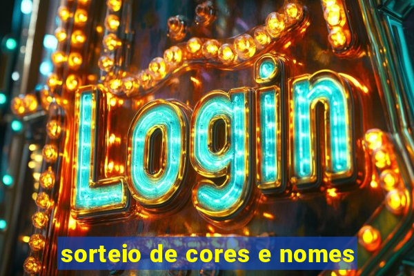 sorteio de cores e nomes