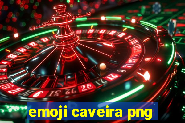 emoji caveira png