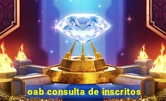 oab consulta de inscritos