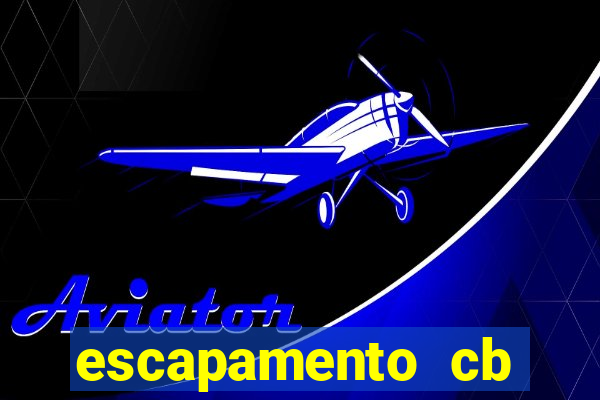 escapamento cb twister 250