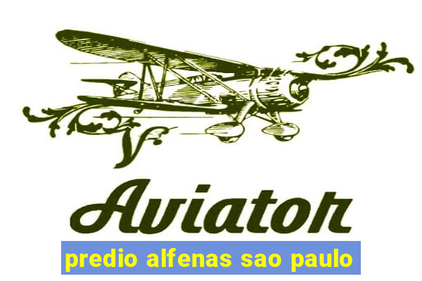 predio alfenas sao paulo