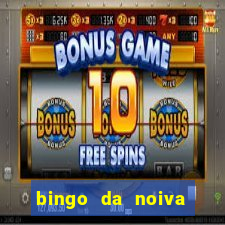 bingo da noiva para imprimir