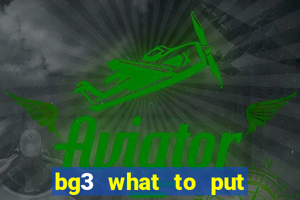 bg3 what to put in ancient altar