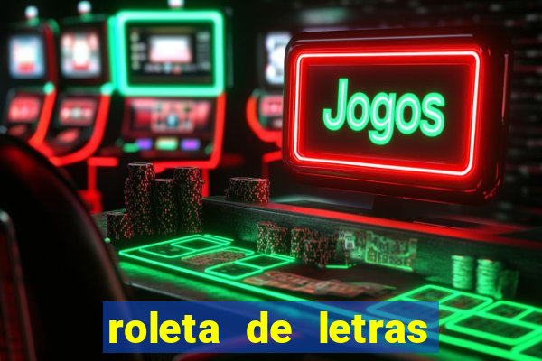 roleta de letras stop online