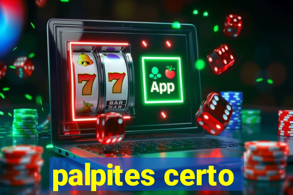 palpites certo