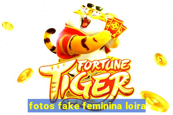 fotos fake feminina loira
