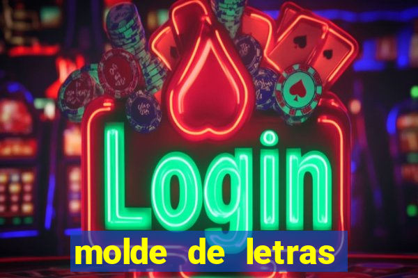 molde de letras feliz natal para imprimir
