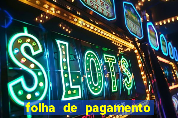 folha de pagamento para preencher word