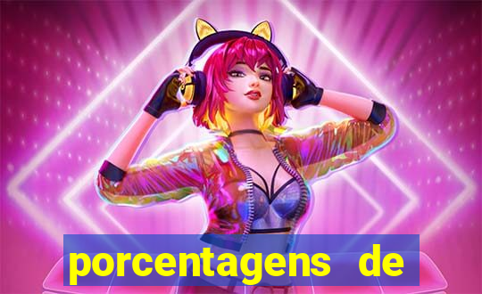 porcentagens de jogos pagantes