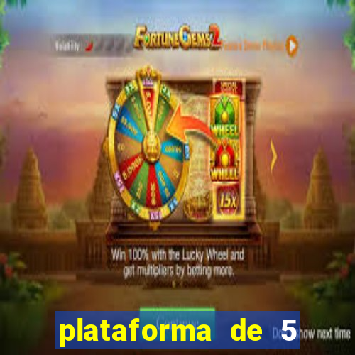 plataforma de 5 reais tigre