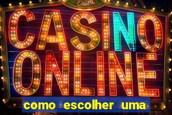 como escolher uma boa cartela de bingo