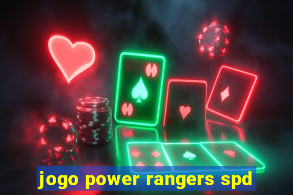 jogo power rangers spd