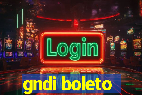 gndi boleto