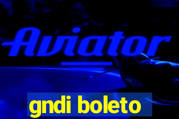 gndi boleto