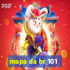 mapa da br 101