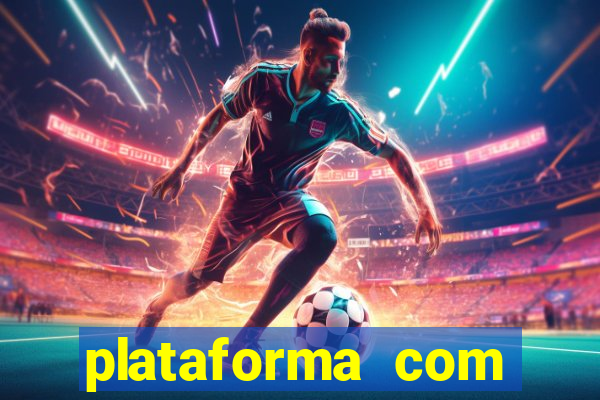 plataforma com chuva de dinheiro