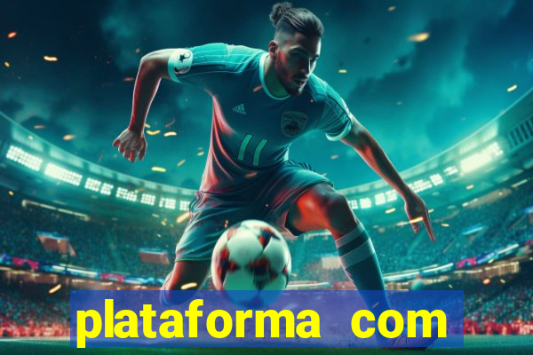 plataforma com chuva de dinheiro