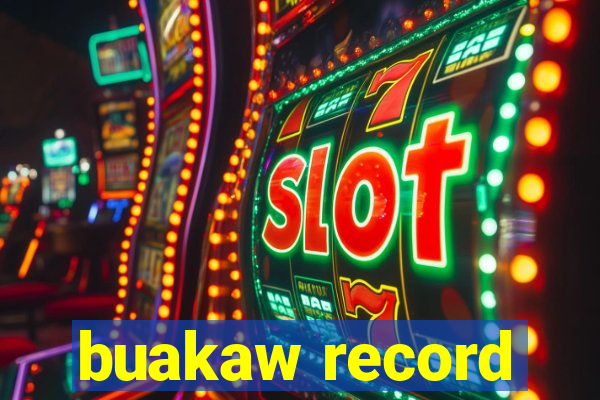 buakaw record