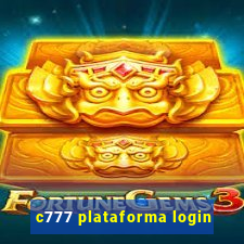 c777 plataforma login