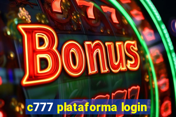 c777 plataforma login