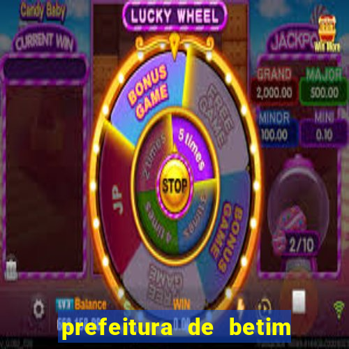 prefeitura de betim - contracheque