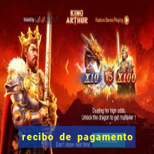recibo de pagamento simples word
